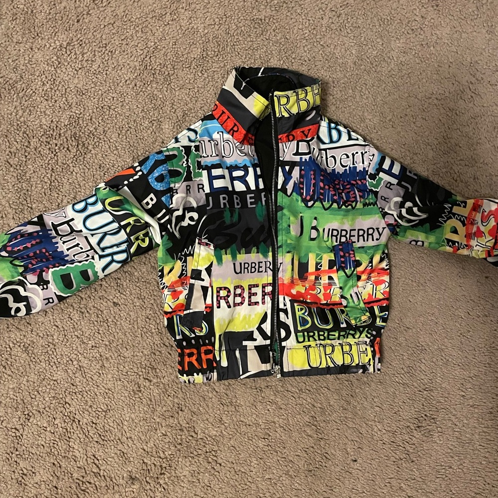 Colorful Burberry jacket